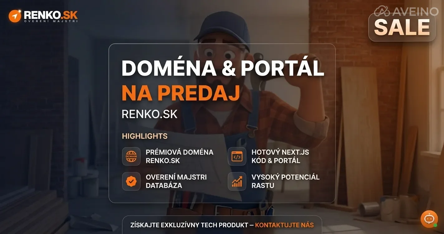 Ponuka: Doména Renko + Portál